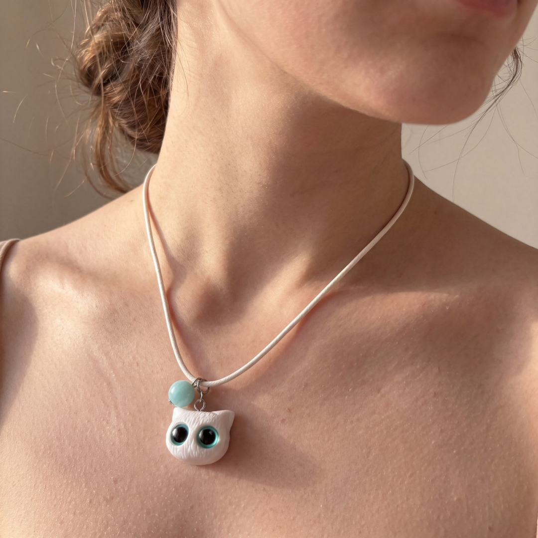 Collar de Gatito con Esfera Luminosa