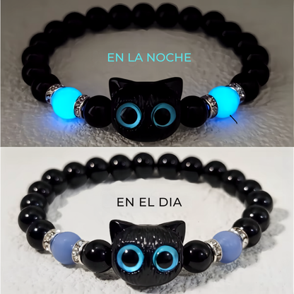 Collar de Gatito con Esfera Luminosa