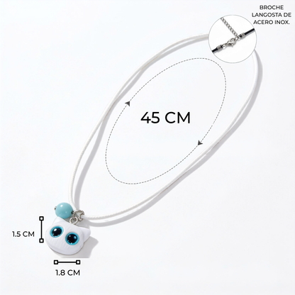 Collar de Gatito con Esfera Luminosa